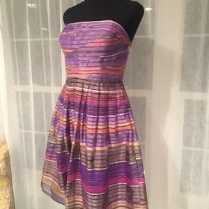 Strapless, spring cocktail dress